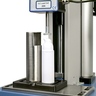 Pump dispenser actuator compression force test