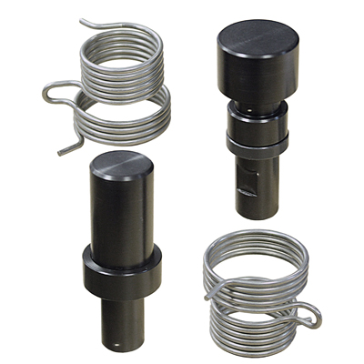 Custom mandrel required for torque testing of springs