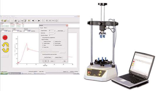 Torque software enables the detailed characteristics of the test to be analysed in detailed  