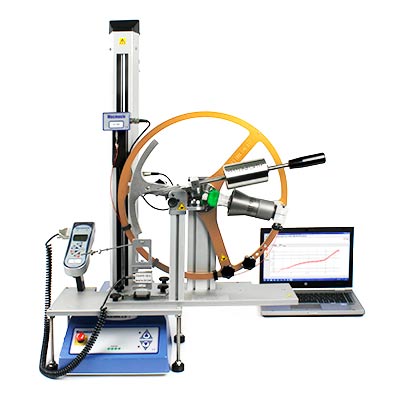 Complete system solution for preloading, rotational force measurement and pass/fail indication
