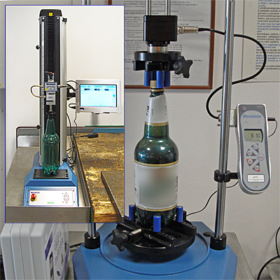 Top-load crush and closure torque tests provide a complete beer bottle QC solution